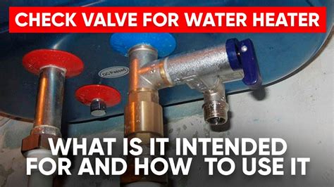 hook up check valve